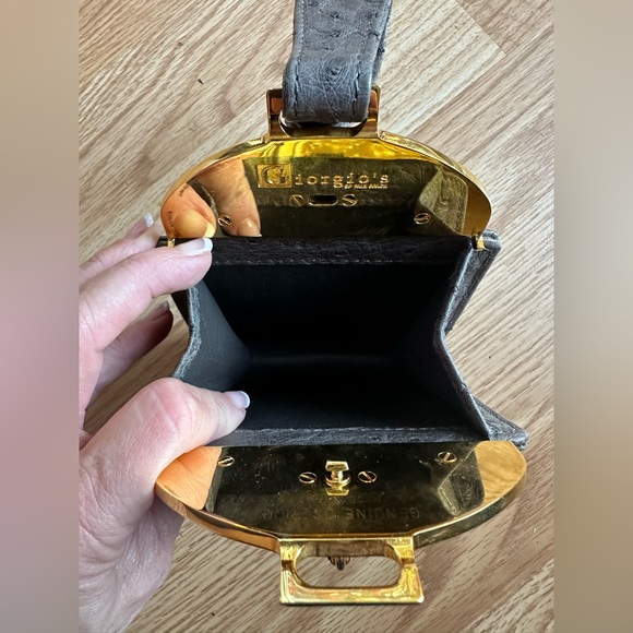 Giorgio’s of Palm Beach Vintage Ostrich Handbag - Picture 5 of 9